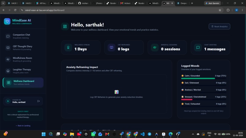 MindEase AI – screenshot 2