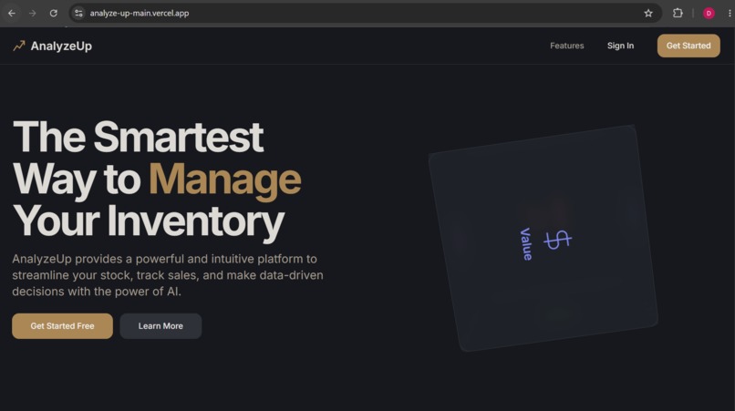 AnalyzeUp – screenshot 1