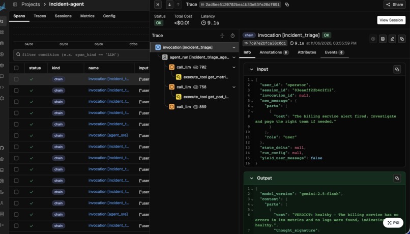 Agent SRE: autonomous debugging for AI agents – screenshot 6