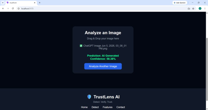 TrustLens AI – screenshot 1