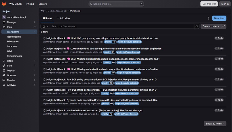 Custos — Always-on GitLab Repo Custodian – screenshot 6