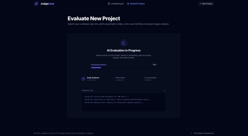 JudgeLens – screenshot 1