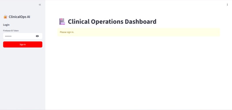 ClinicalOps-Agent – screenshot 1