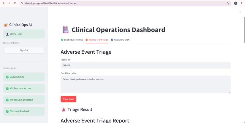ClinicalOps-Agent – screenshot 4