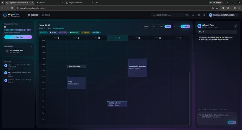 ai-scheduler – screenshot 1