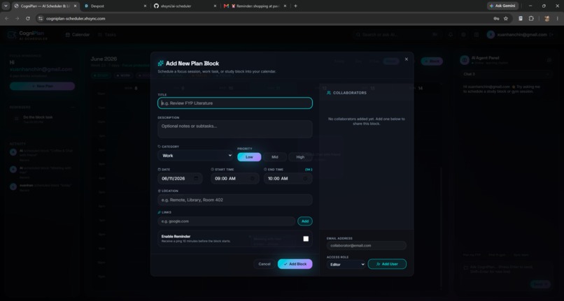 ai-scheduler – screenshot 3