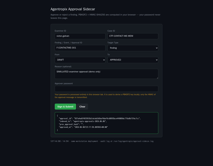 Agentropix MCP: Agentic Forensics & Incident Response – screenshot 22