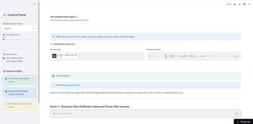 JEE Solver Agent – screenshot 3