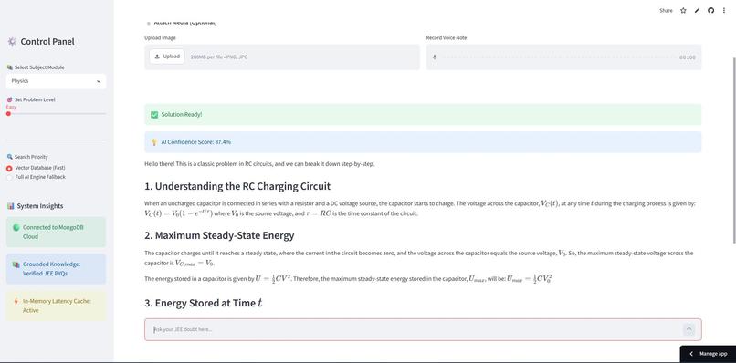 JEE Solver Agent – screenshot 4