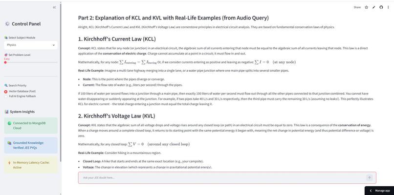 JEE Solver Agent – screenshot 5