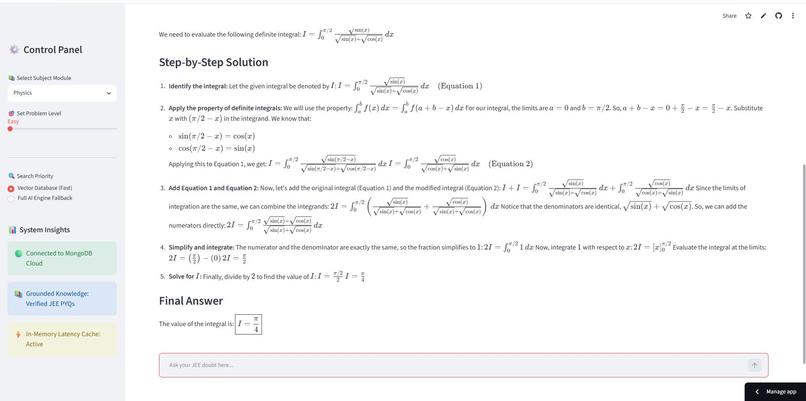 JEE Solver Agent – screenshot 6