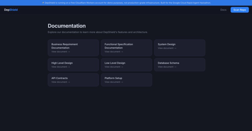 DepShield – screenshot 2