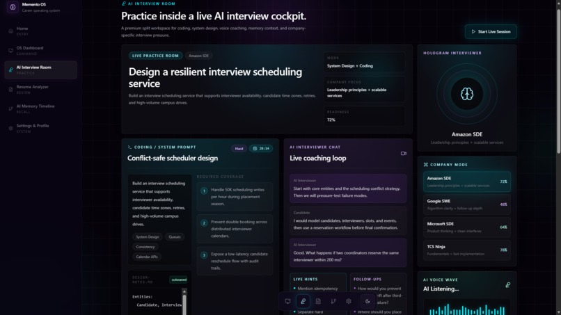 Memento OS – AI Career Operating System – screenshot 14