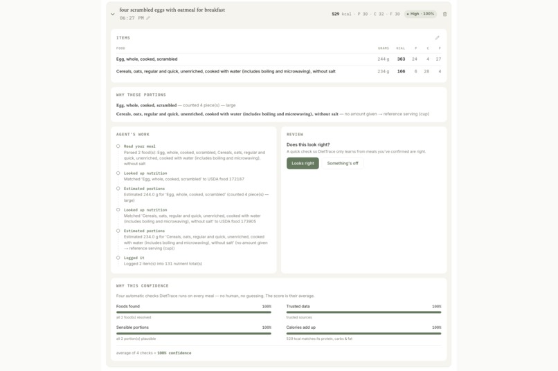 DietTrace – screenshot 2