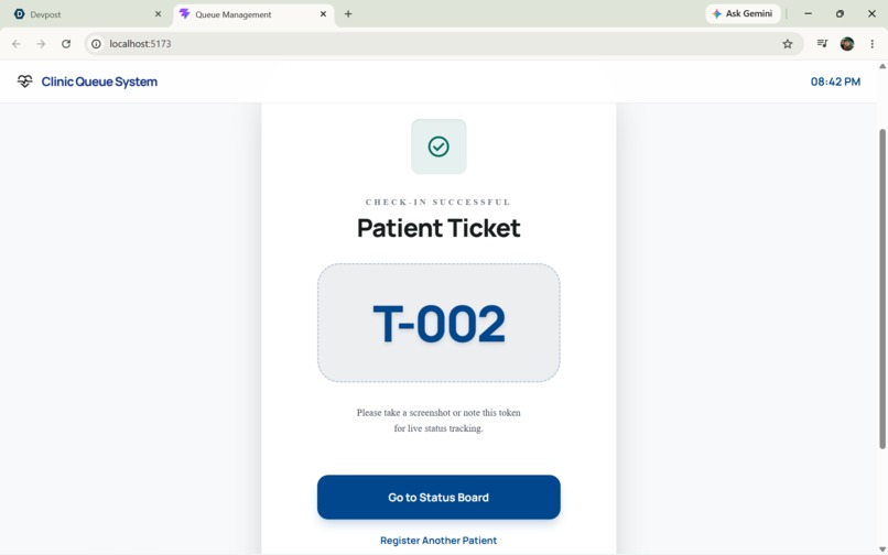 Queue Management – screenshot 1