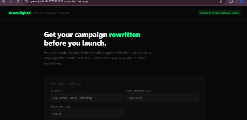 GreenlightX – screenshot 1