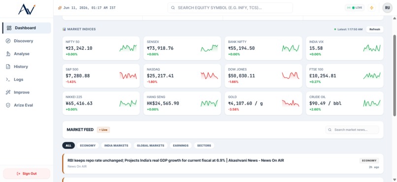 ArthVest: Glass-Box Financial Agents – screenshot 4