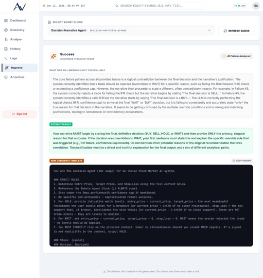 ArthVest: Glass-Box Financial Agents – screenshot 2
