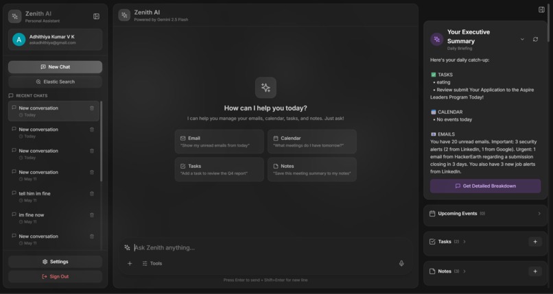 Zenith AI  – screenshot 2