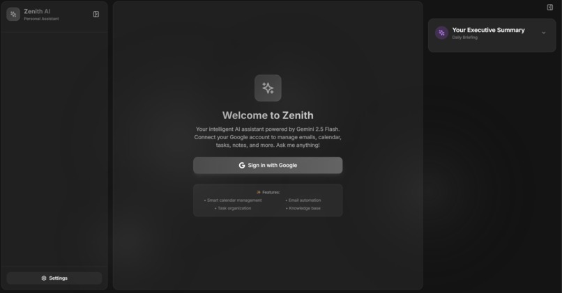 Zenith AI  – screenshot 1