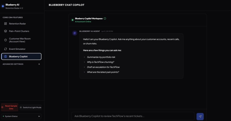 Blueberry AI: Proactive Customer Success Intelligence – screenshot 1