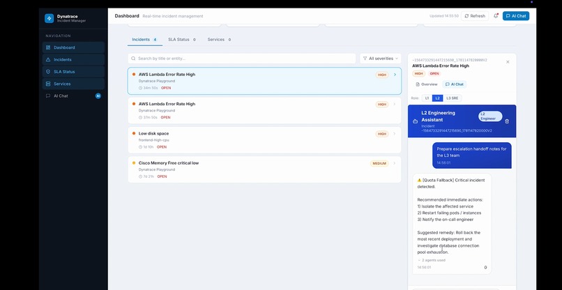 IncidentCommanderAgent – screenshot 3