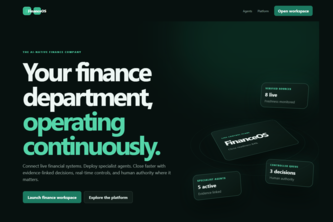 AI-Native FinanceOps Control Plane for Small Business
