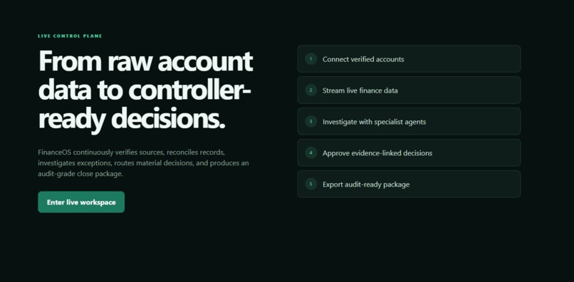 AI-Native FinanceOps Control Plane for Small Business – screenshot 3