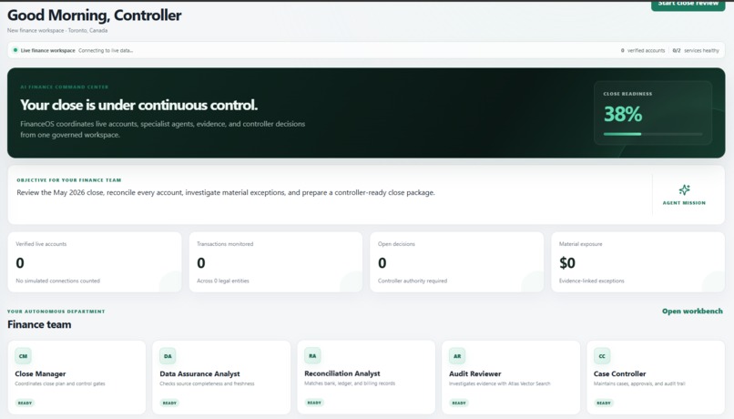 AI-Native FinanceOps Control Plane for Small Business – screenshot 4