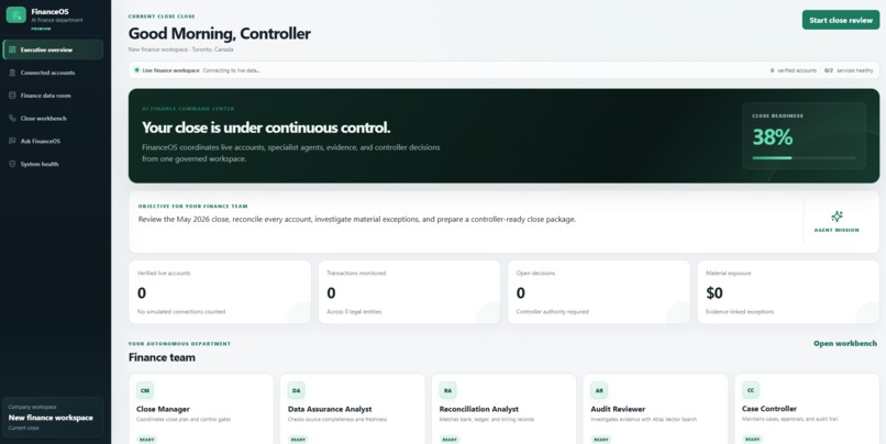 AI-Native FinanceOps Control Plane for Small Business – screenshot 5