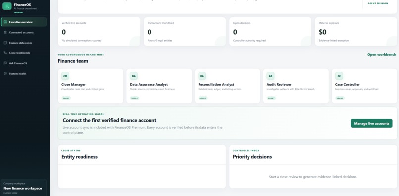 AI-Native FinanceOps Control Plane for Small Business – screenshot 6