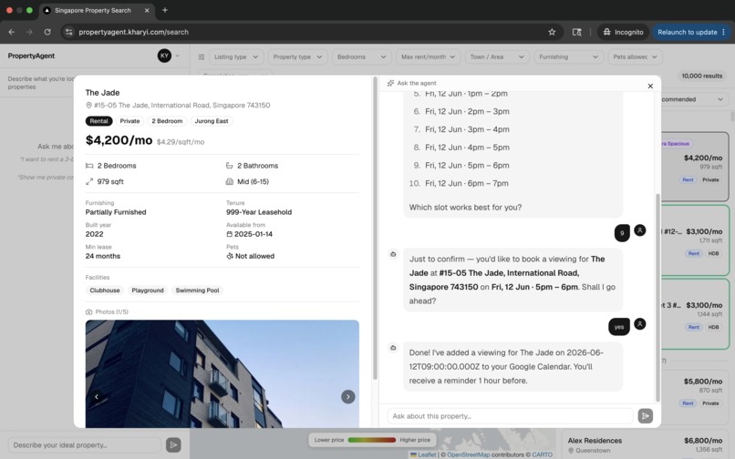 PropertyAgent – screenshot 2