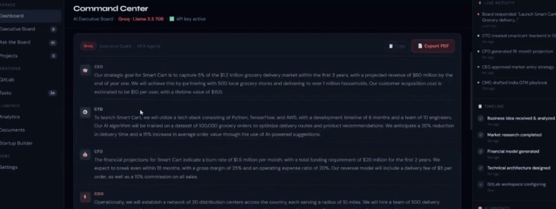 ExecutiveOS AI – screenshot 1