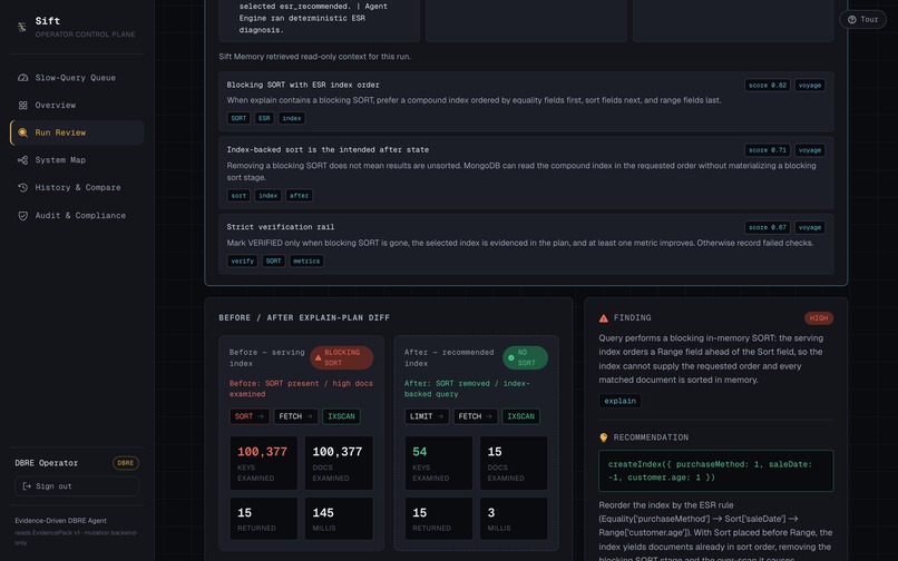 Sift – screenshot 2