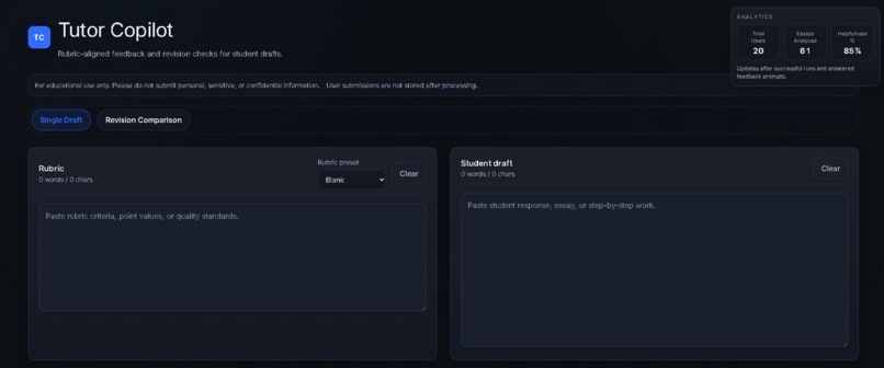 Tutor Copilot – screenshot 2