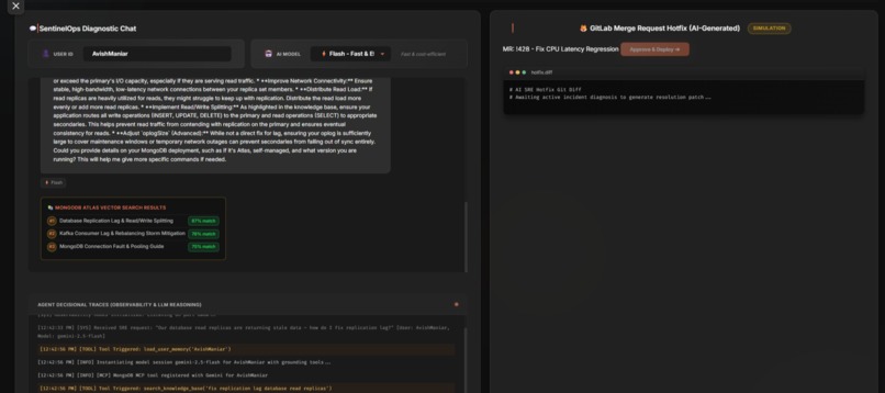 SentinelOps: Autonomous SRE & DevOps Incident Command Portal – screenshot 1