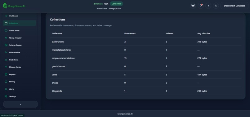 MongoSense AI – screenshot 3
