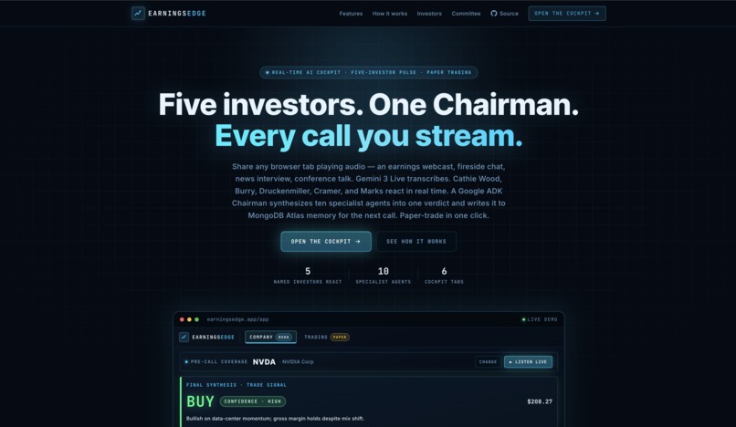 EarningsEdge – screenshot 2
