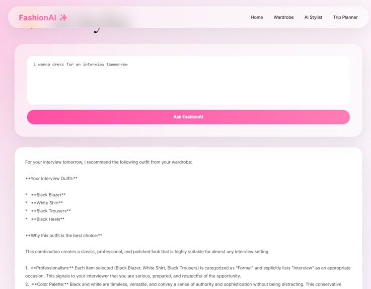 FashionAI – screenshot 1