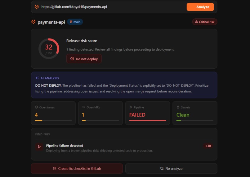 ReleasePilot AI – screenshot 2