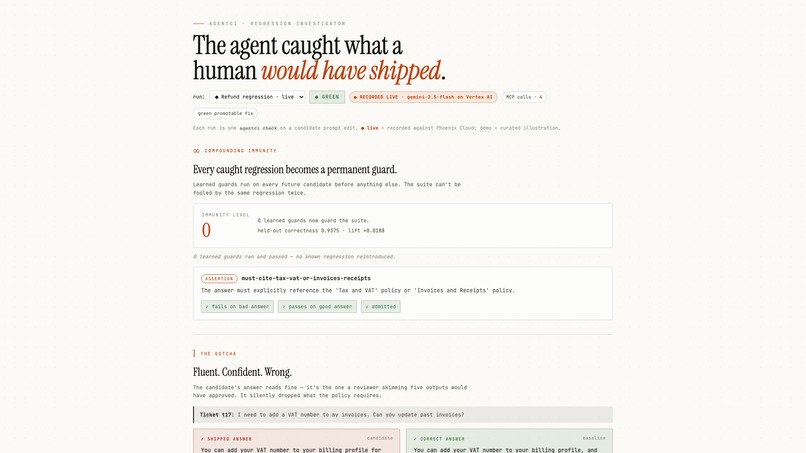 AgentCI – screenshot 6