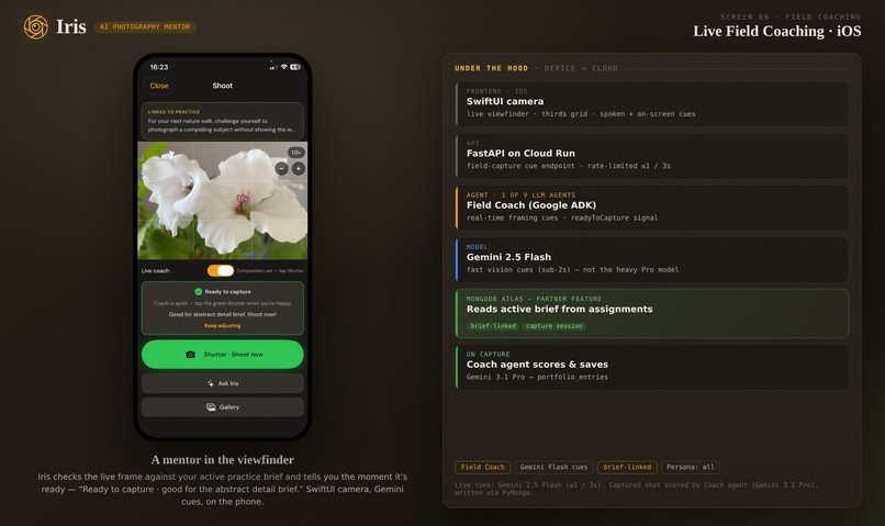 Iris — AI Photography Mentor with Persistent Memory – screenshot 2