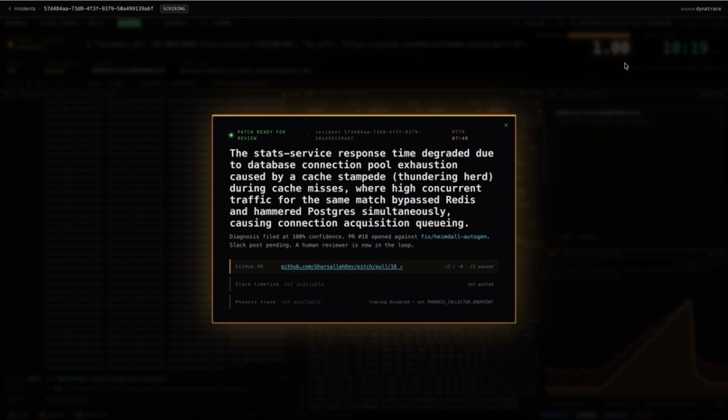 Heimdall: Autonomous Incident Response for Dynatrace – screenshot 14