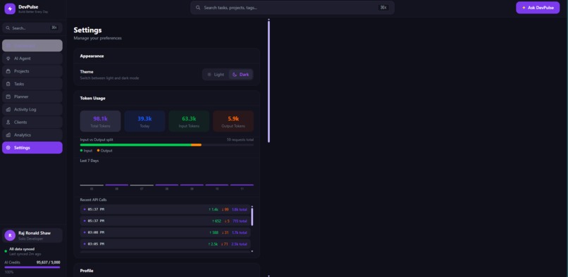 DevPulse – screenshot 4