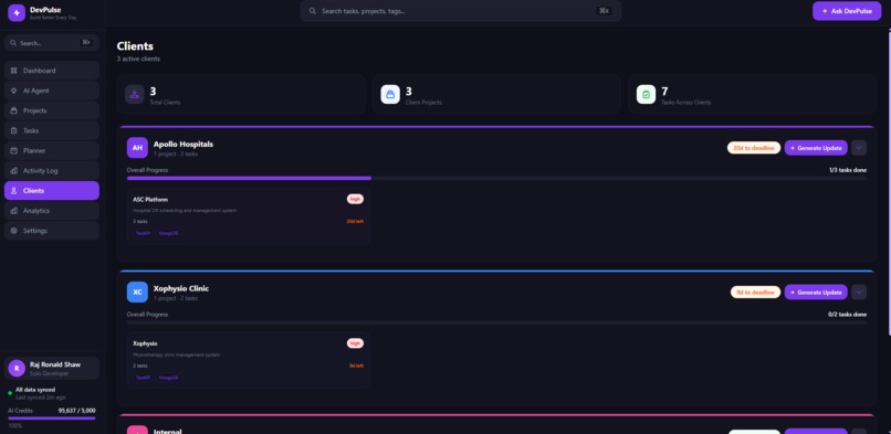 DevPulse – screenshot 8