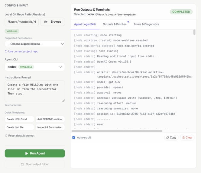 Orchestrator Studio – screenshot 4