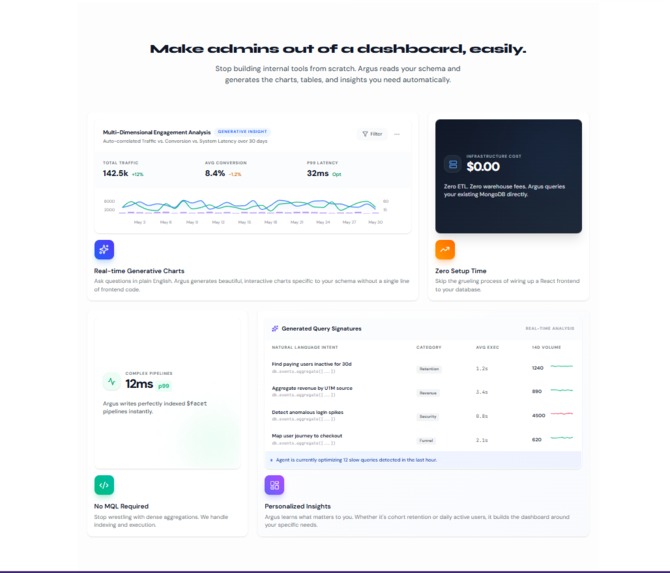 Argus: The Agentic Analyst for MongoDB Atlas – screenshot 2