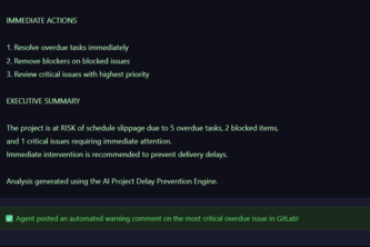 AI Project Delay Prevention Agent