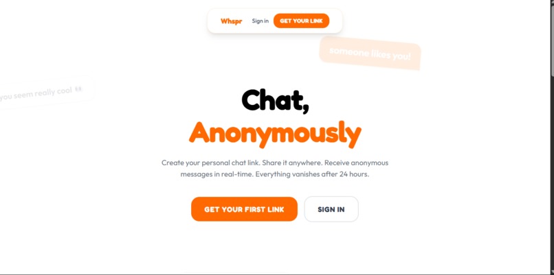 WHSPER – screenshot 1