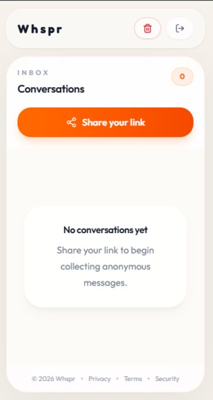 WHSPER – screenshot 4